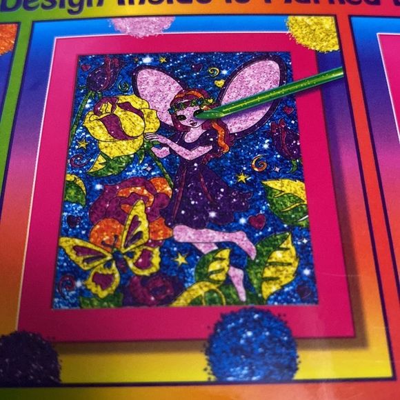 Lisa Frank Art Lisa Frank Glitter Art Kit Garden Fairy Lisa Frank